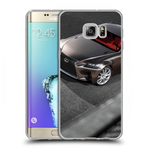 Дизайнерский пластиковый чехол для Samsung Galaxy S6 Edge Plus Lexus