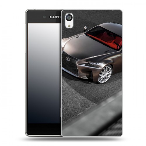 Дизайнерский пластиковый чехол для Sony Xperia E5 Lexus