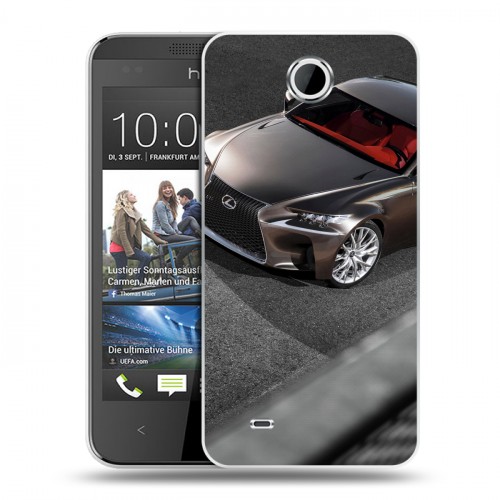 Дизайнерский пластиковый чехол для HTC Desire 300 Lexus