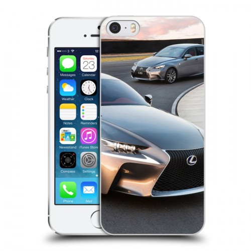 Дизайнерский пластиковый чехол для Iphone 5s Lexus