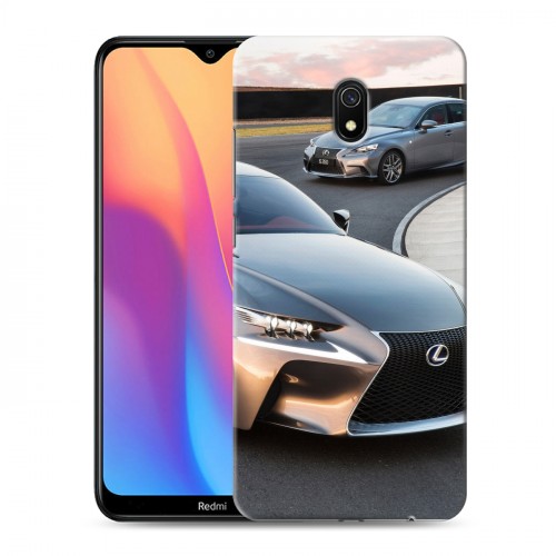 Дизайнерский силиконовый с усиленными углами чехол для Xiaomi RedMi 8A Lexus