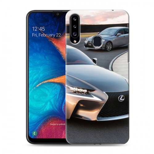 Дизайнерский пластиковый чехол для Samsung Galaxy A20s Lexus