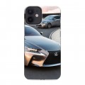 Дизайнерский силиконовый с усиленными углами чехол для Iphone 12 Mini Lexus