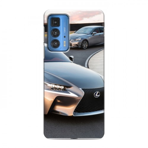 Дизайнерский силиконовый с усиленными углами чехол для Motorola Edge 20 Pro Lexus