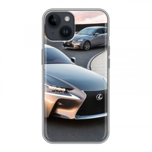 Дизайнерский пластиковый чехол для Iphone 14 Lexus