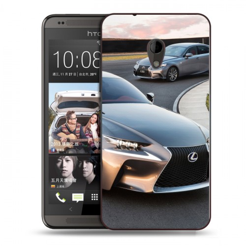 Дизайнерский пластиковый чехол для HTC Desire 700 Lexus