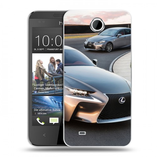 Дизайнерский пластиковый чехол для HTC Desire 300 Lexus