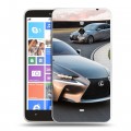 Дизайнерский пластиковый чехол для Nokia Lumia 1320 Lexus