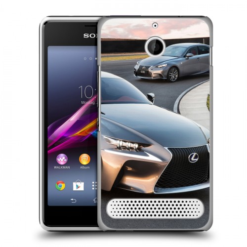 Дизайнерский силиконовый чехол для Sony Xperia E1 Lexus