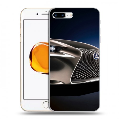 Дизайнерский пластиковый чехол для Iphone 7 Plus / 8 Plus Lexus