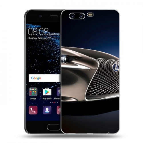 Дизайнерский пластиковый чехол для Huawei P10 Lexus