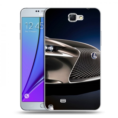 Дизайнерский пластиковый чехол для Samsung Galaxy Note 2 Lexus