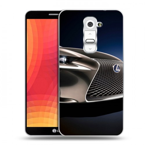 Дизайнерский пластиковый чехол для LG Optimus G2 Lexus