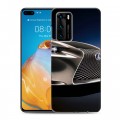 Дизайнерский пластиковый чехол для Huawei P40 Lexus