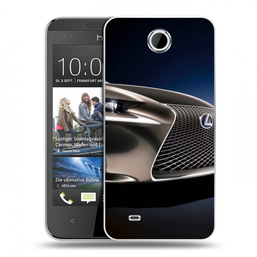 Дизайнерский пластиковый чехол для HTC Desire 300 Lexus