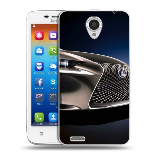 Дизайнерский пластиковый чехол для Lenovo S650 Ideaphone Lexus