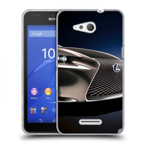 Дизайнерский пластиковый чехол для Sony Xperia E4g Lexus