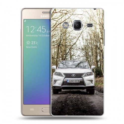 Дизайнерский пластиковый чехол для Samsung Z3 Lexus