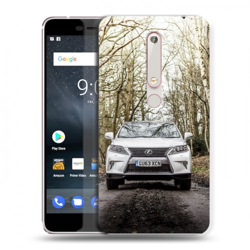 Дизайнерский пластиковый чехол для Nokia 6 (2018) Lexus
