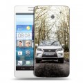 Дизайнерский пластиковый чехол для Huawei Ascend D2 Lexus