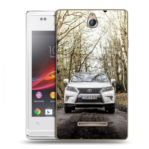 Дизайнерский пластиковый чехол для Sony Xperia E Lexus