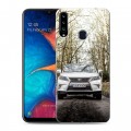 Дизайнерский пластиковый чехол для Samsung Galaxy A20s Lexus