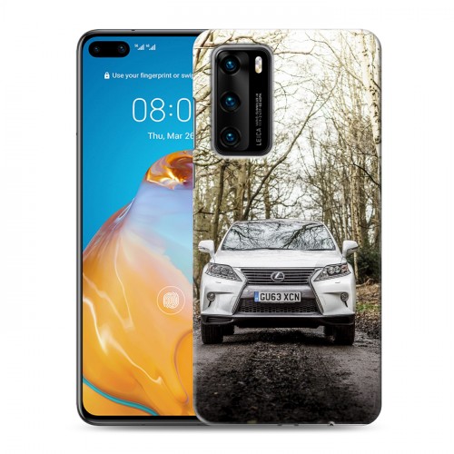 Дизайнерский пластиковый чехол для Huawei P40 Lexus