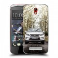 Дизайнерский пластиковый чехол для HTC Desire 500 Lexus