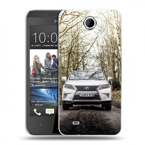 Дизайнерский пластиковый чехол для HTC Desire 300 Lexus