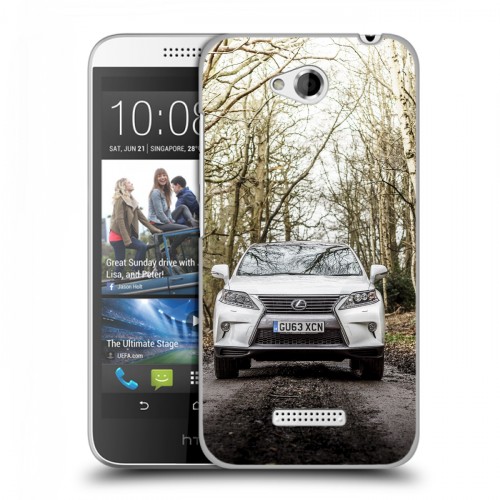 Дизайнерский пластиковый чехол для HTC Desire 616 Lexus