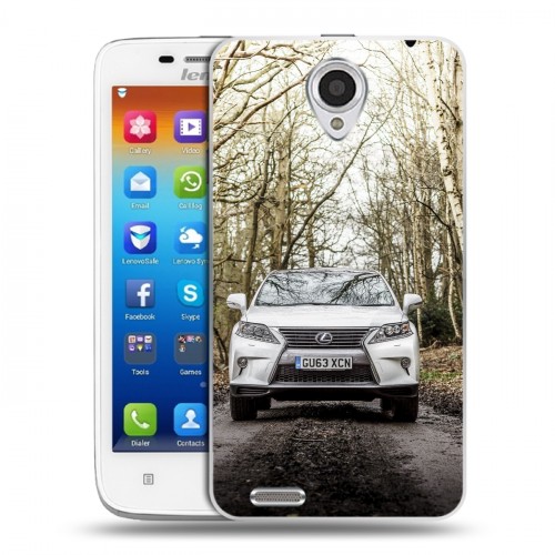 Дизайнерский пластиковый чехол для Lenovo S650 Ideaphone Lexus