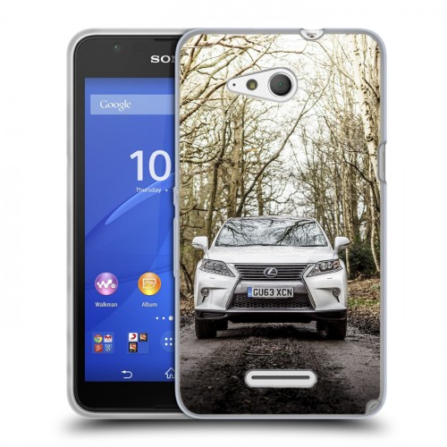 Дизайнерский пластиковый чехол для Sony Xperia E4g Lexus