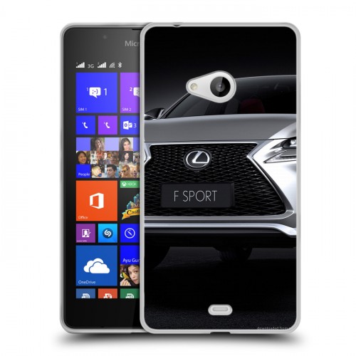 Дизайнерский пластиковый чехол для Microsoft Lumia 540 Lexus
