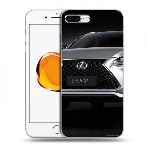 Дизайнерский пластиковый чехол для Iphone 7 Plus / 8 Plus Lexus