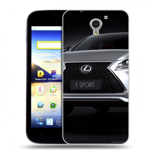 Дизайнерский пластиковый чехол для ZTE Blade A510 Lexus