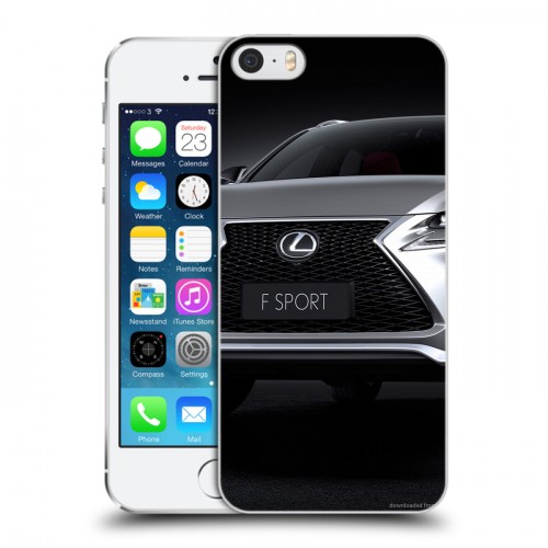 Дизайнерский пластиковый чехол для Iphone 5s Lexus