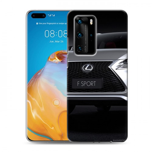 Дизайнерский пластиковый чехол для Huawei P40 Pro Lexus