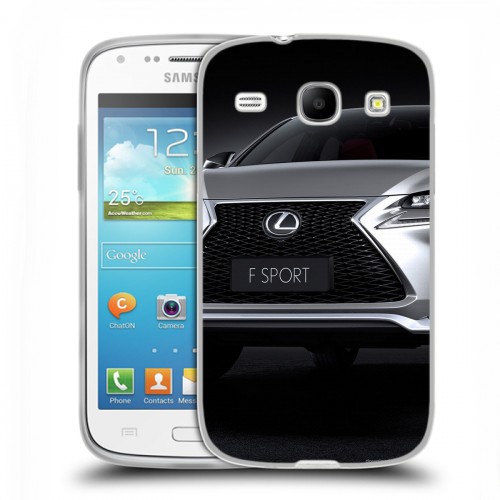 Дизайнерский пластиковый чехол для Samsung Galaxy Core Lexus