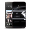 Дизайнерский пластиковый чехол для HTC Desire 700 Lexus