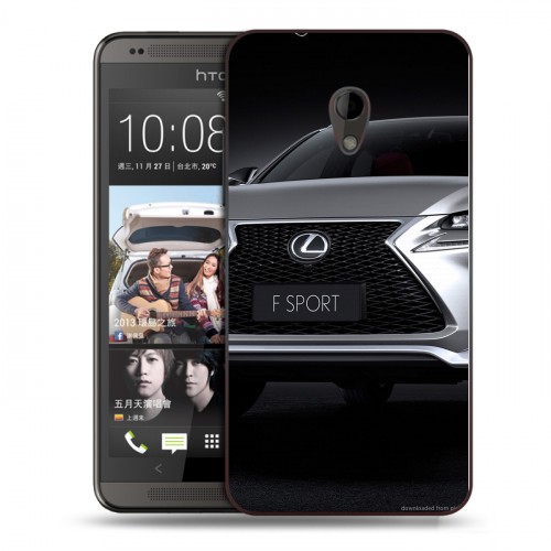 Дизайнерский пластиковый чехол для HTC Desire 700 Lexus