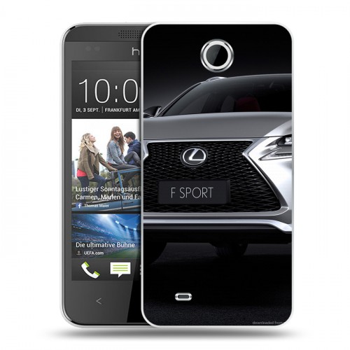 Дизайнерский пластиковый чехол для HTC Desire 300 Lexus