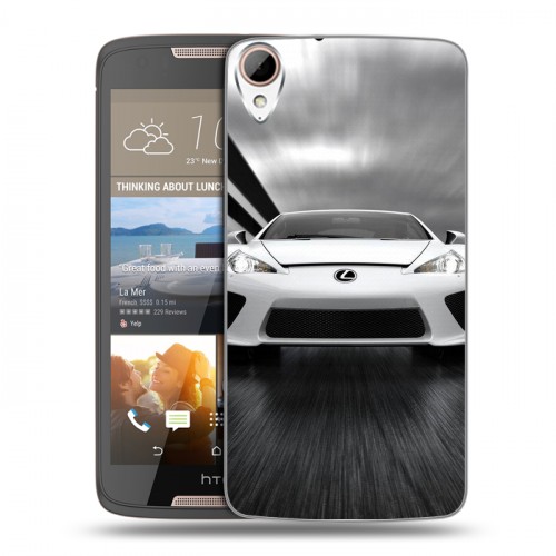 Дизайнерский пластиковый чехол для HTC Desire 828 Lexus