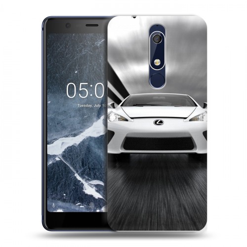 Дизайнерский пластиковый чехол для Nokia 5.1 Lexus