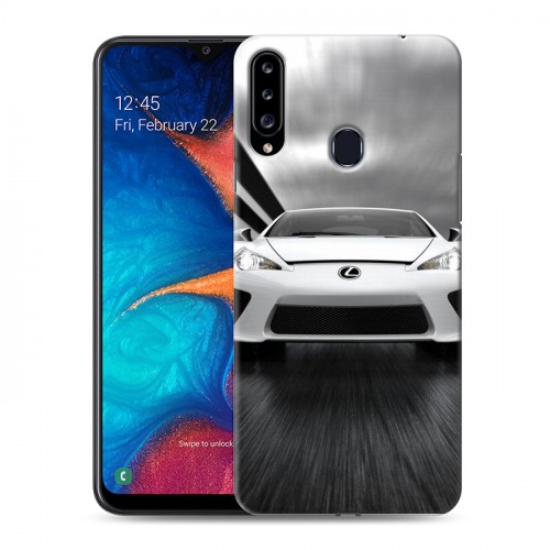 Дизайнерский пластиковый чехол для Samsung Galaxy A20s Lexus