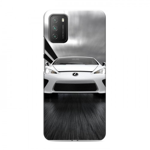 Дизайнерский пластиковый чехол для Xiaomi Poco M3 Lexus