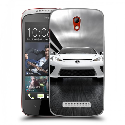 Дизайнерский пластиковый чехол для HTC Desire 500 Lexus