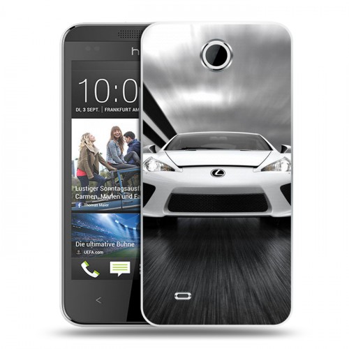 Дизайнерский пластиковый чехол для HTC Desire 300 Lexus