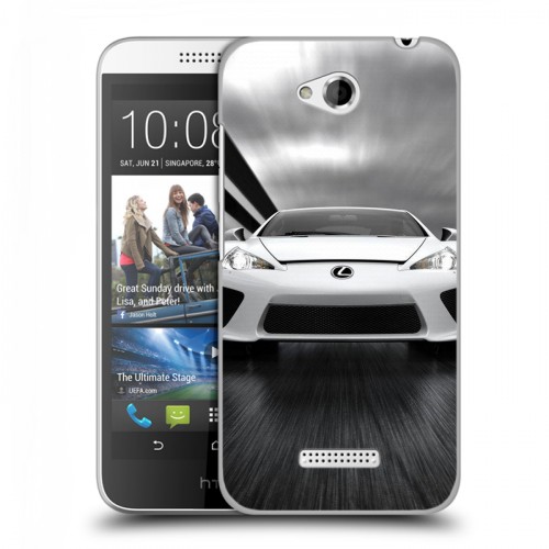Дизайнерский пластиковый чехол для HTC Desire 616 Lexus