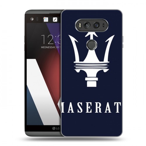 Дизайнерский пластиковый чехол для LG V20 Maserati