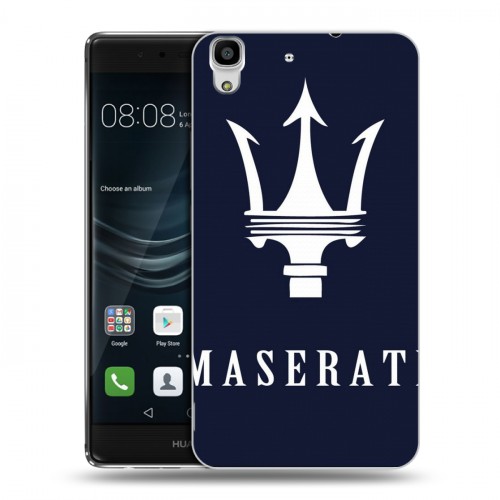 Дизайнерский пластиковый чехол для Huawei Y6II Maserati